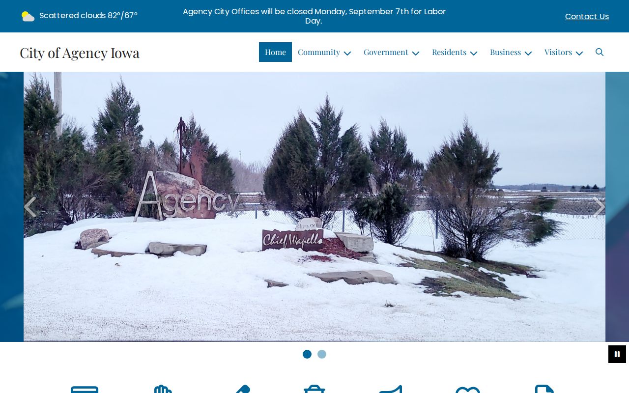 Agency city routing for Wapello County municipal warrant records